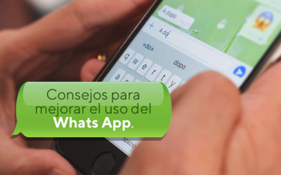 Consejos para mejorar el uso del WhatsApp.